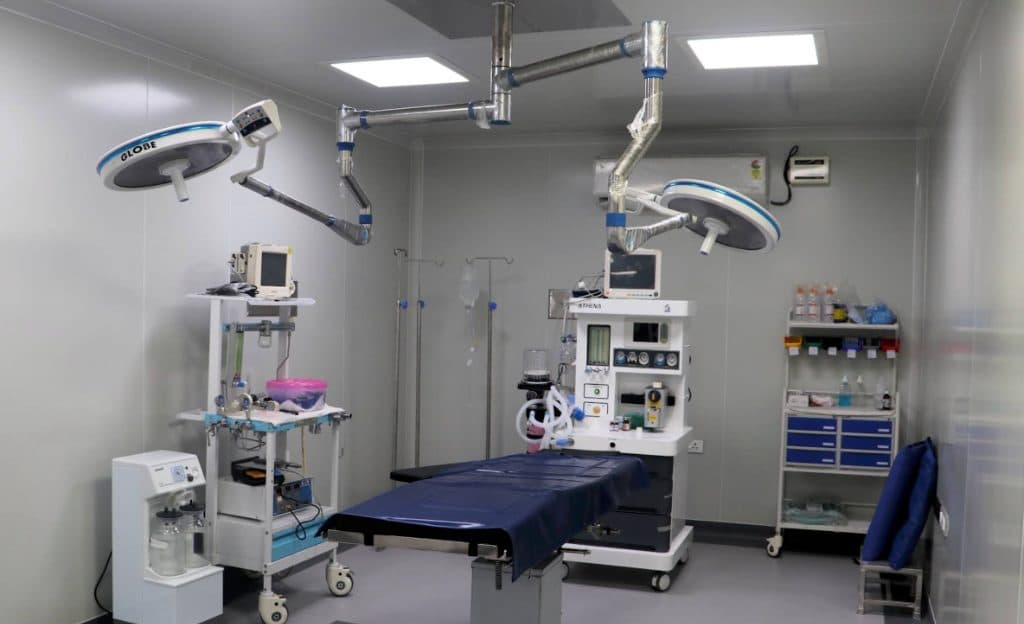 Modular operation theatre at Dhruva Hospitals, Kadapa