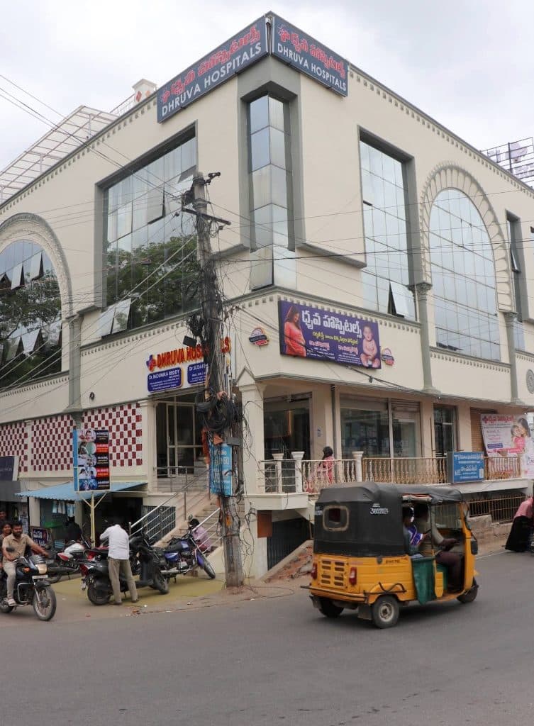 Dhruva Hospitals building in Dwaraka Nagar, Kadapa